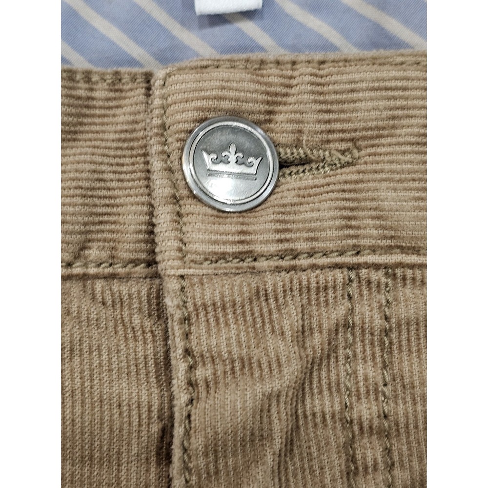 Peter Millar Corduroy Pants Camel Khaki Tan Dress Golf Chino Mens Sz 38 X 31 - Picture 5 of 14